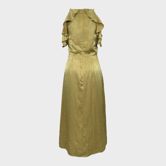 NWT Donna Mizani Cocktail Dress Alianna Sleeveless A-Line Midi Women's Small - Picture 6 of 12